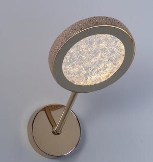JS-GL-83995-1 - French Gold Metal & Acrylic Modern Wall Light