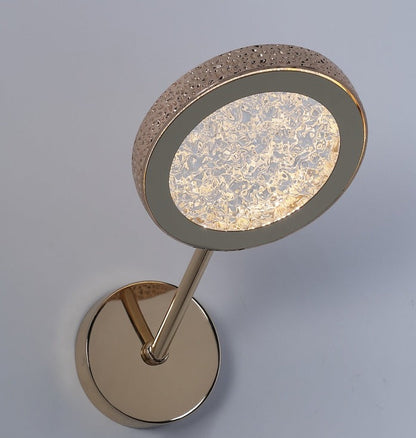 JS-GL-83995-1 - French Gold Metal & Acrylic Modern Wall Light