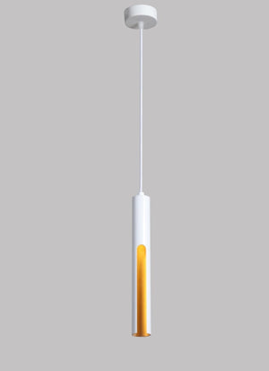 JS-GL-8806-1 - White & Gold Metal Led Hanging Light