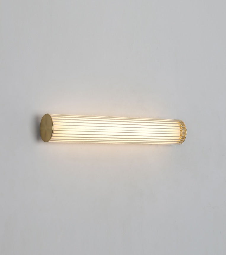 JS-GL-8828-350 - Antique Brass Metal & Acrylic Led Mirror Lights