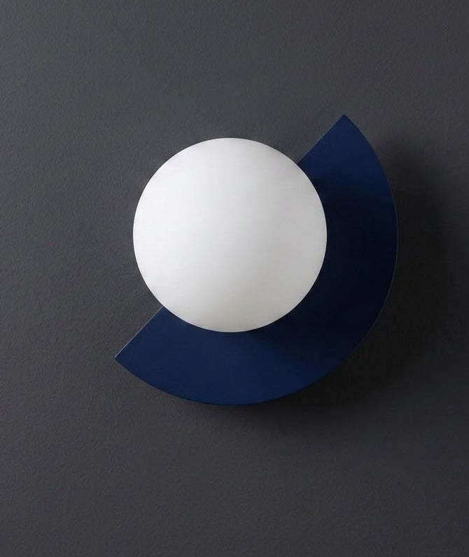 JS-GL-885-W - Multicolour Metal & Glass Modern Wall Light