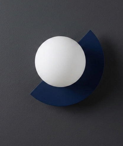 JS-GL-885-W - Multicolour Metal & Glass Modern Wall Light