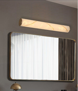 JS-GL-9819-24W - Antique Brass Metal & Glass Led Mirror Lights