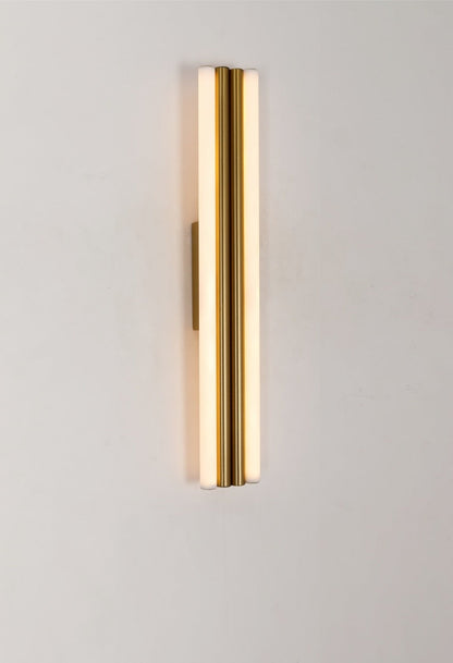 JS-GL-BAM4 - Antique Brass Metal & Acrylic Modern Wall Light