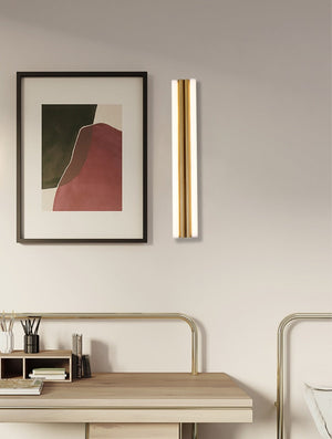JS-GL-BAM4 - Antique Brass Metal & Acrylic Modern Wall Light