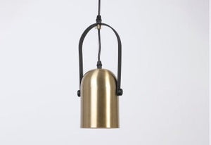 JS-GL-FY03-AB (ADJUSTABLE) - ANTIQUE BRASS & BLACK & WHITE METAL Cluster Hanging Light