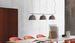 JS-GL-GEH-025-3 - GREY & WHITE (CUSTOMIZED) METAL Office Hanging Light