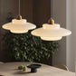 JS-GL-GEH-17 - Antique Brass Metal Glass Hanging Light