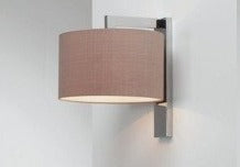 JS-GL-5332-W - CHROME METAL & FABRIC SHADE Modern Floor Lamp
