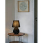 JS-GL-00779-BK - Black Metal & Pla Modern Table Lamp