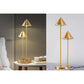 JS-GL-1126T - Antique Brass Metal & Acrylic Modern Table Lamp