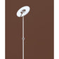 JS-GL-400CR-WH - White Metal & Acrylic Modern Floor Lamp