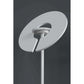 JS-GL-400CR-WH - White Metal & Acrylic Modern Floor Lamp