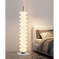 JS-GL-5186 - SN Metal & Acrylic Marble Floor Lamp