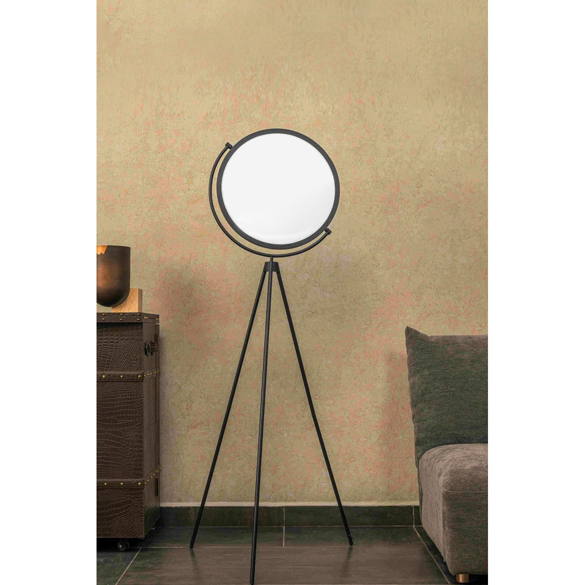 JS-GL-7781-F - Black Metal & Acrylic Modern Wall Light