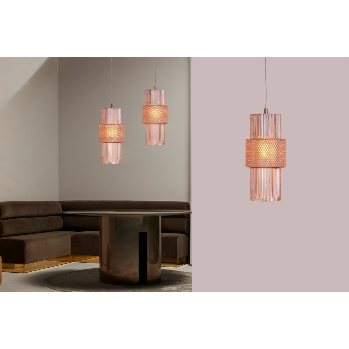 063-1AMB 1XE27 Hanging Light