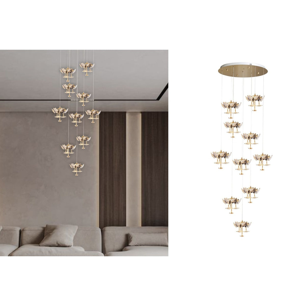 1047-10 Led Hanging Light