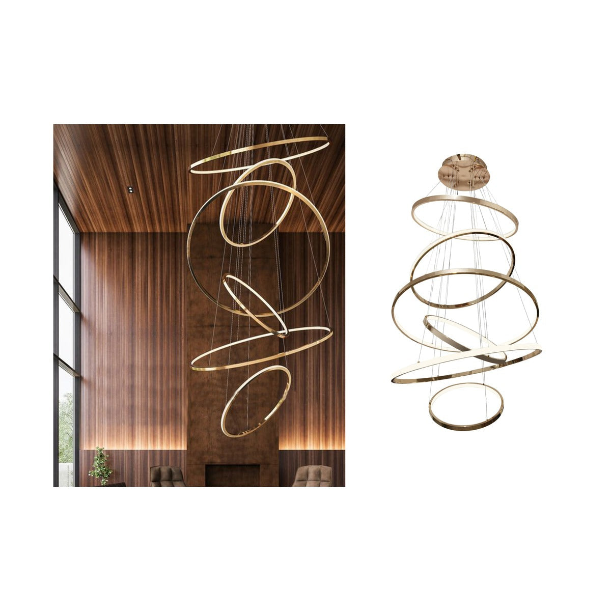 1163-6RG Led Hanging Light