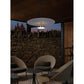 JS-GL-1923-H 600 - Antique Brass & Black Metal & Acrylic & Acoustic Modern Hanging Light