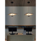 JS-GL-1924-H 300 - Black & Grey Metal & Acrylic & Acoustic Modern Hanging Light