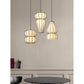 JS-GL-20278-A - Black Metal & Handmade Paper Modern Hanging Light