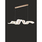 JS-GL-2039-L - French Gold Metal & Acrylic Led Chandelier