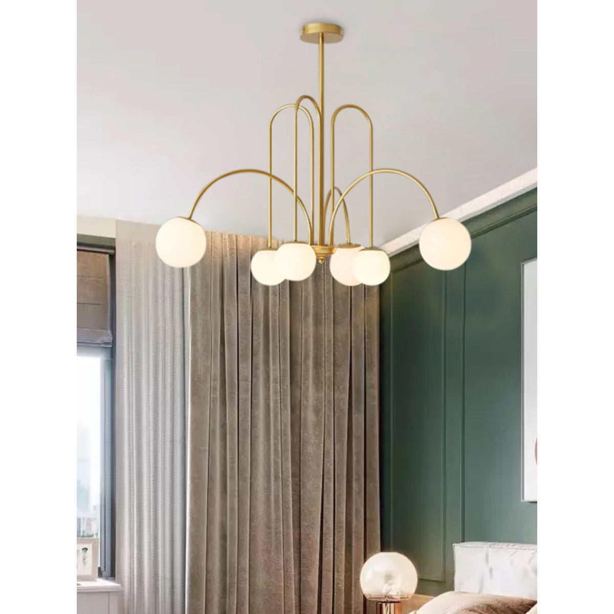 20483-6 6XE27 Hanging Light