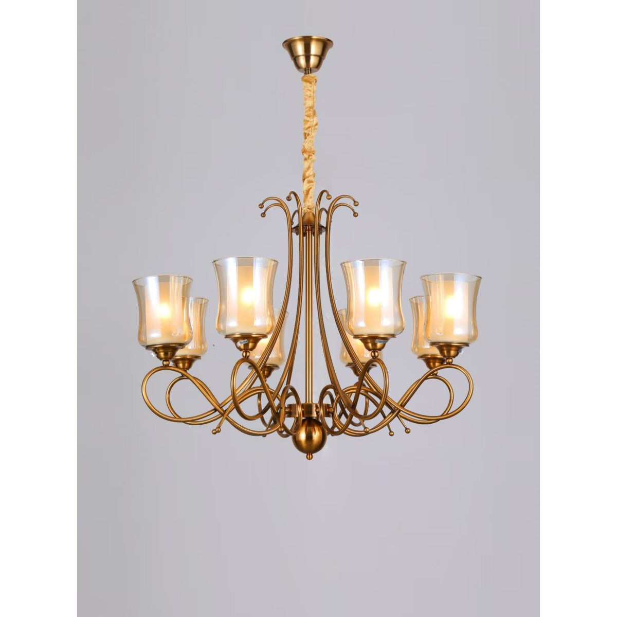 22019-8 8XE27 Hanging Light