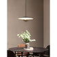 JS-GL-2218-1 - Antique Brass & White Metal & Acrylic Modern Hanging Light