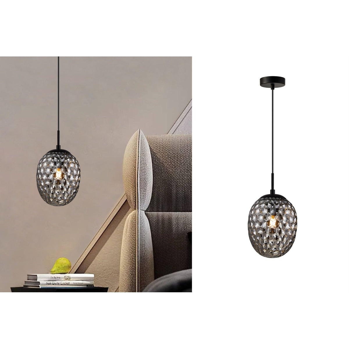 2662-SG 1XE27 Hanging Light