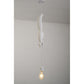 JS-GL-268-A,B,C - White & Pink & Blue Metal & Resin Modern Hanging Light
