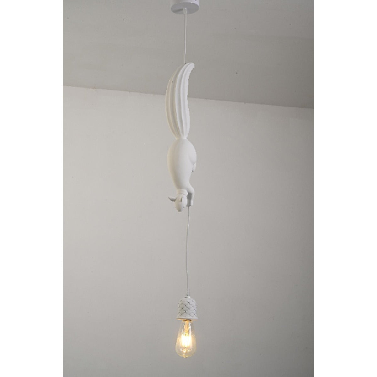 JS-GL-268-A,B,C - White & Pink & Blue Metal & Resin Modern Hanging Light