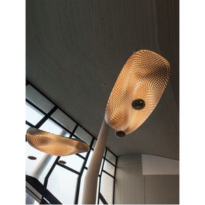 JS-GL-3835 - Gold Metal & Acrylic Modern Chandelier