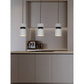 JS-GL-5626-1 - Black & White Metal Modern Hanging Light