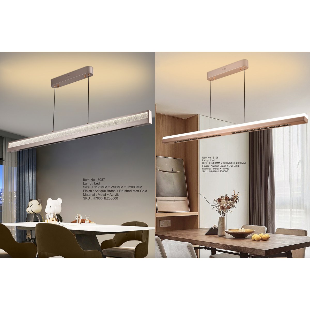 6106 Led Hanging Light