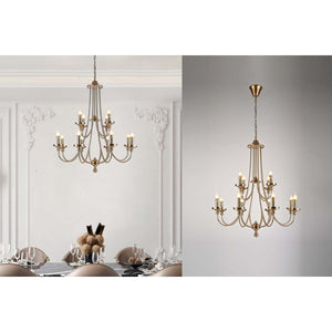 6269-8+4 12XE14 Hanging Light