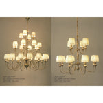 6272-8+4P 12XE14 Hanging Light