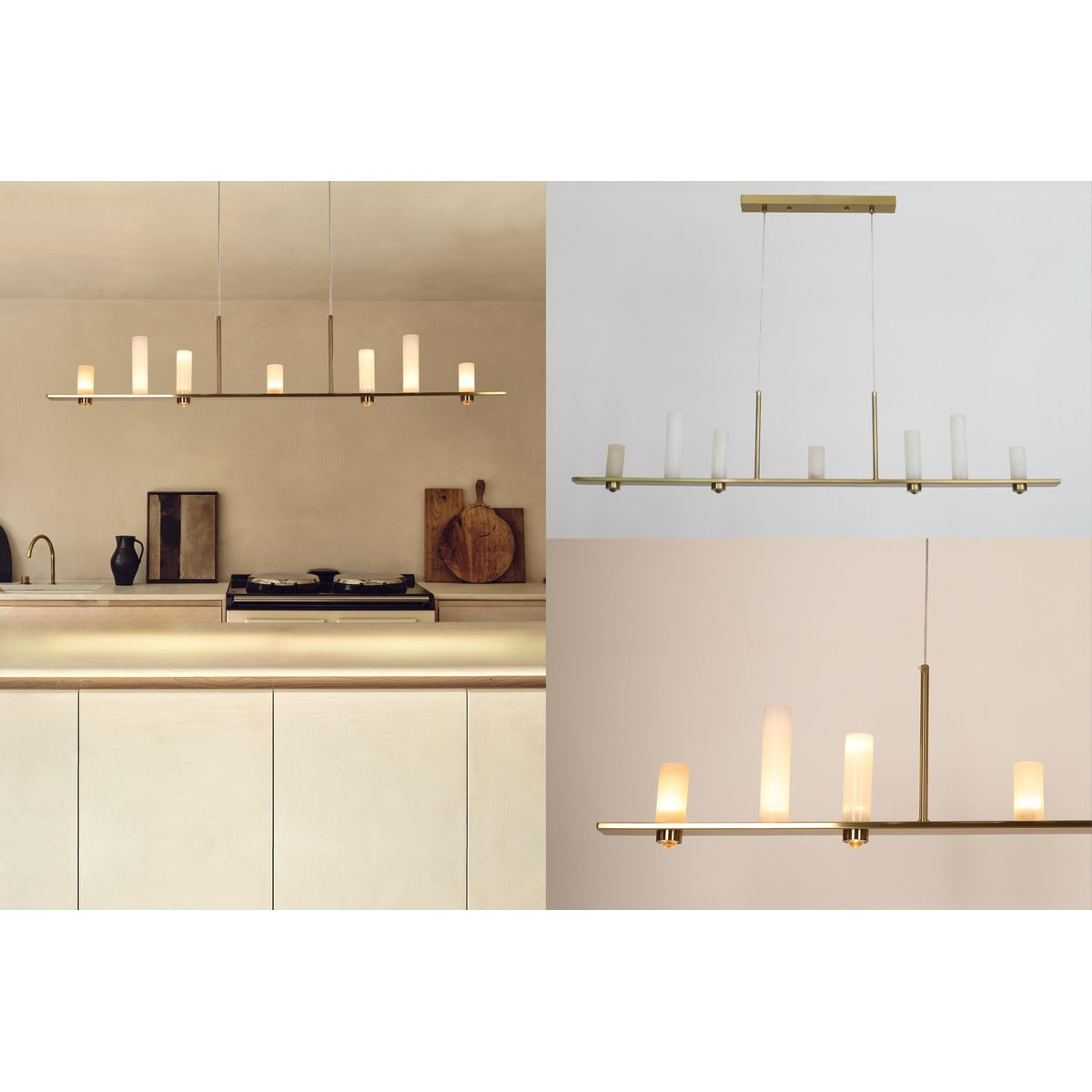 6642SL 7XG9 + Led Hanging Light