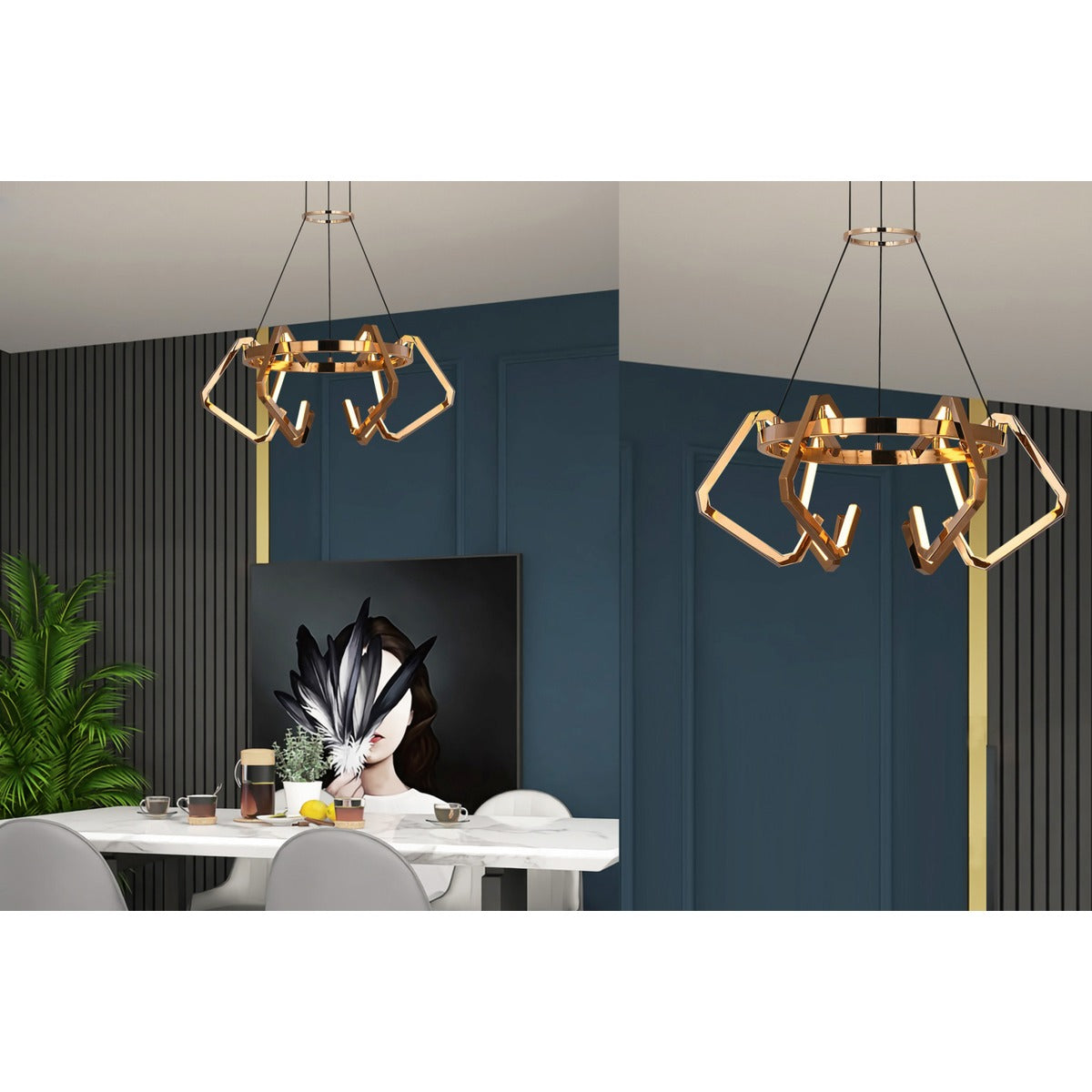 7231- 6 Led 3in1 Hanging Light