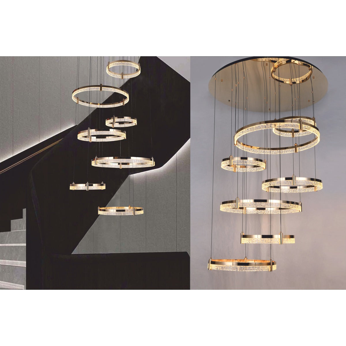 7667-1200 Led 3in1 Hanging Light