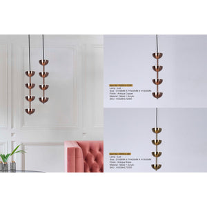 8203-4 COP Led Hanging Light