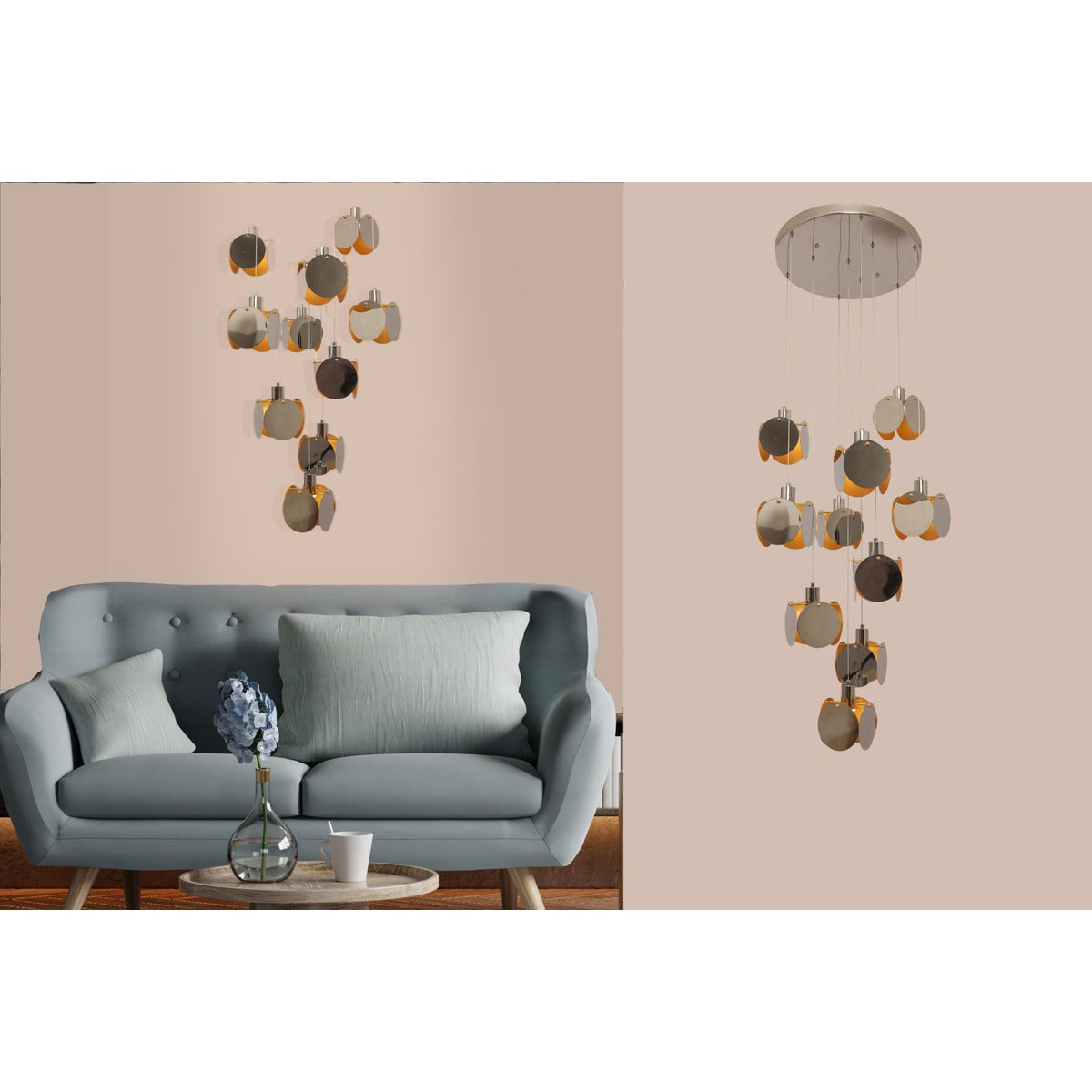 8814-10CH Led Hanging Light