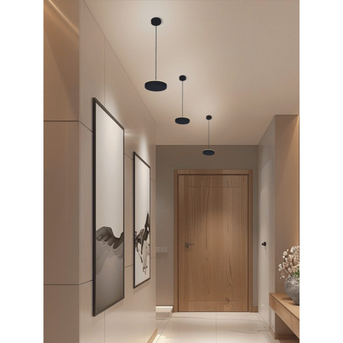 9908-BK Led Hanging Light