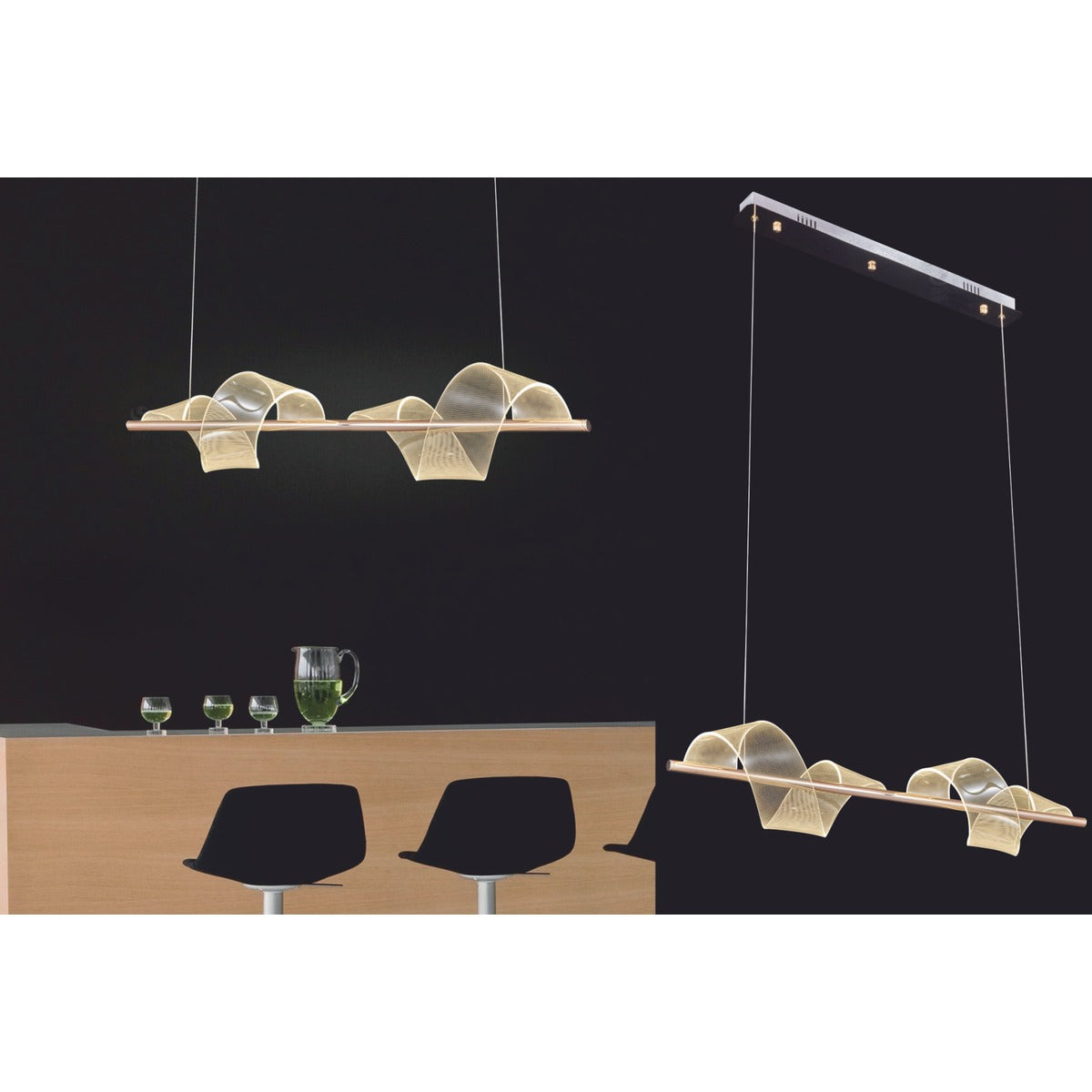 9951-900L Led 28W Hanging Light