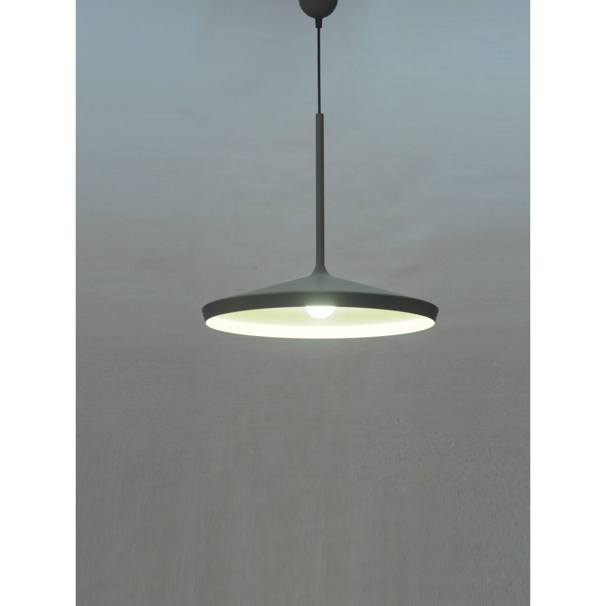 JS-GL-FYPEA042 - Grey & White Metal & Acrylic Modern Hanging Light