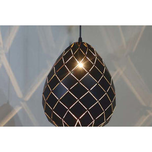 JS-GL-L01-1 - Black & Gold Metal Modern Hanging Light