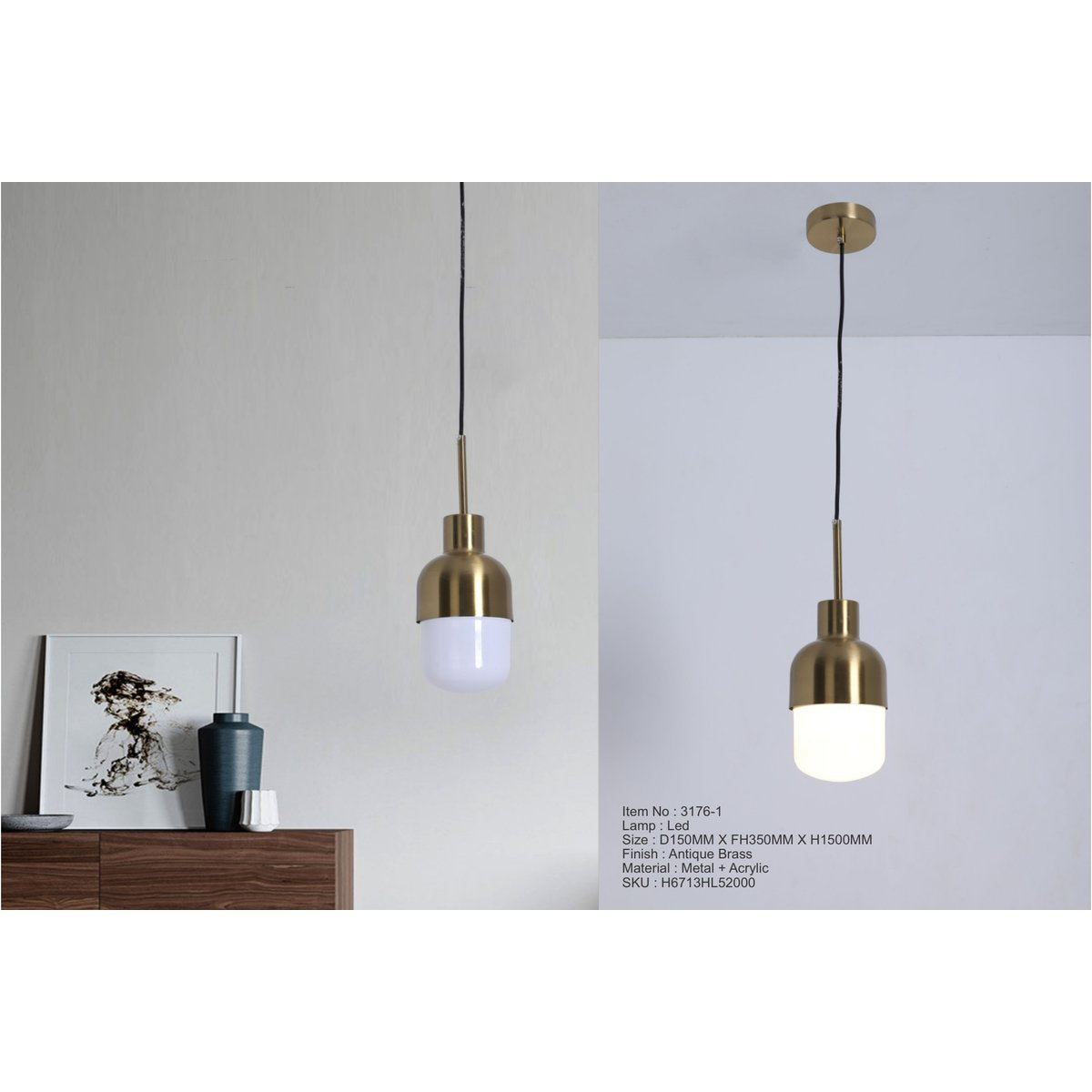 MD3176D LED Hanging Light