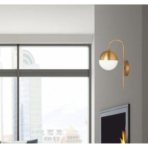 JS-GL-151-150W - ANTIQUE BRASS Metal Wall Light