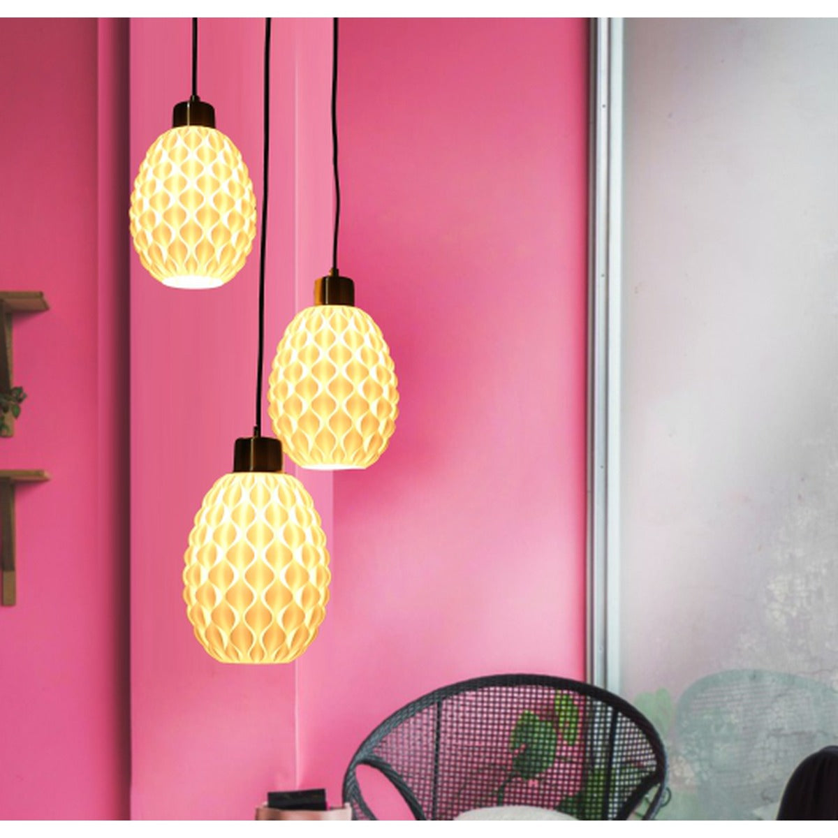 1652-3 3XE27 Hanging Light