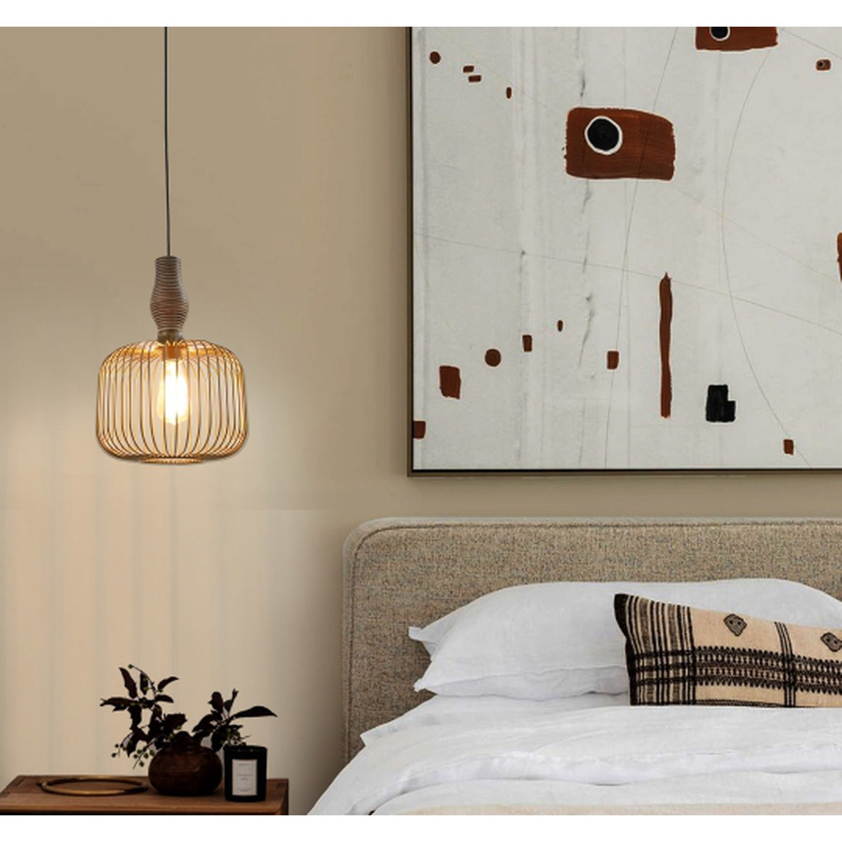 20305-GD 1 XE27 Hanging Light